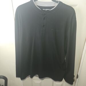 Karl Lagerfeld Charcoal Long Sleeve Shirt